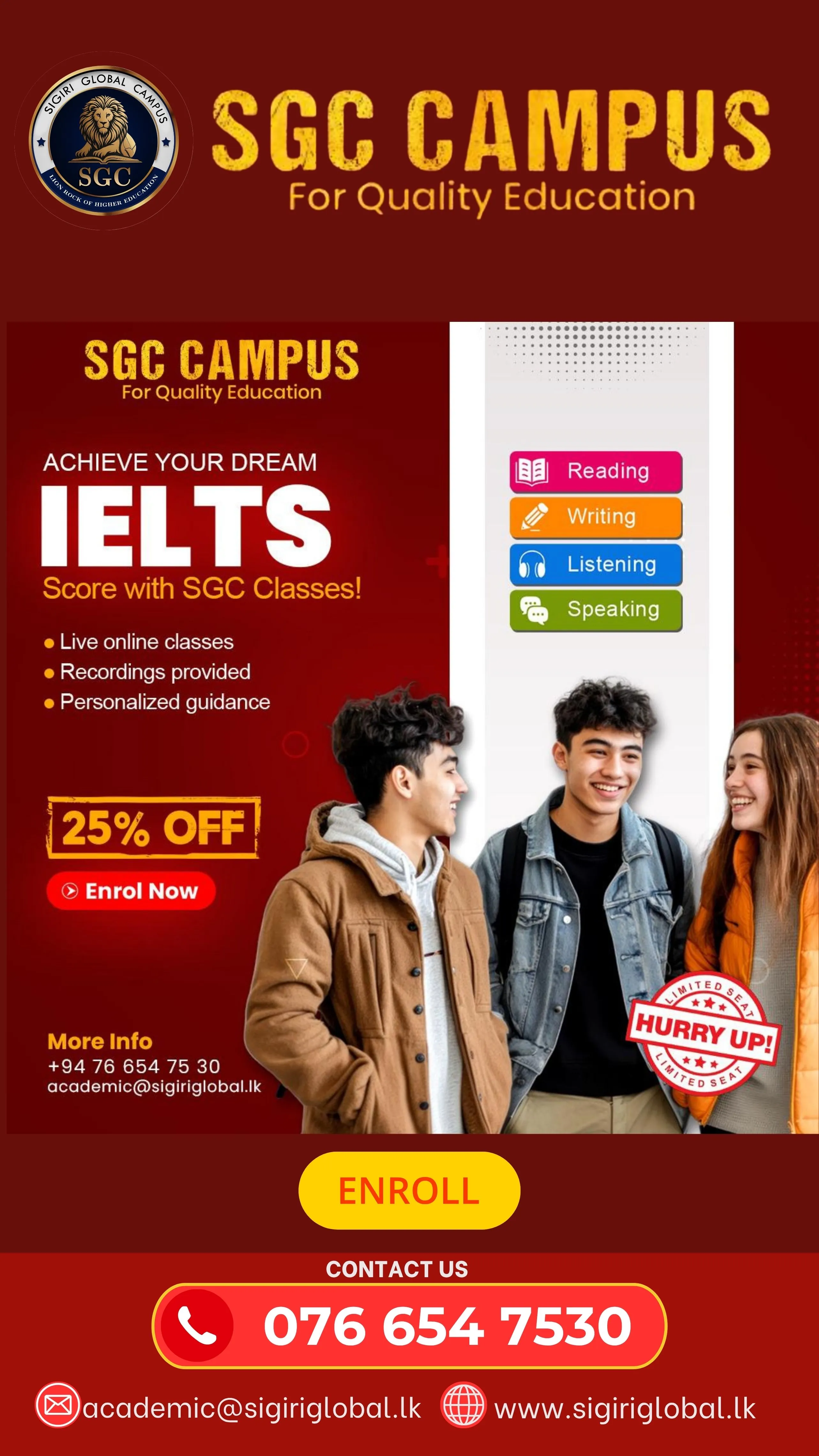 IELTS Preparation Course